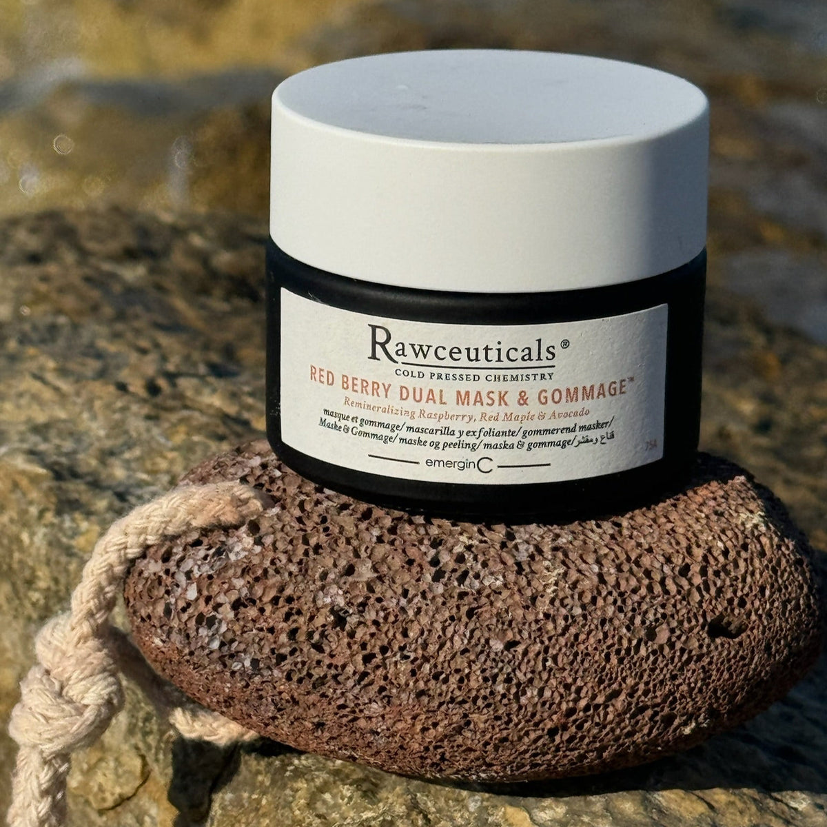 Rawceuticals® RED BERRY DUAL MASK & GOMMAGE - Indigo Cosmetics