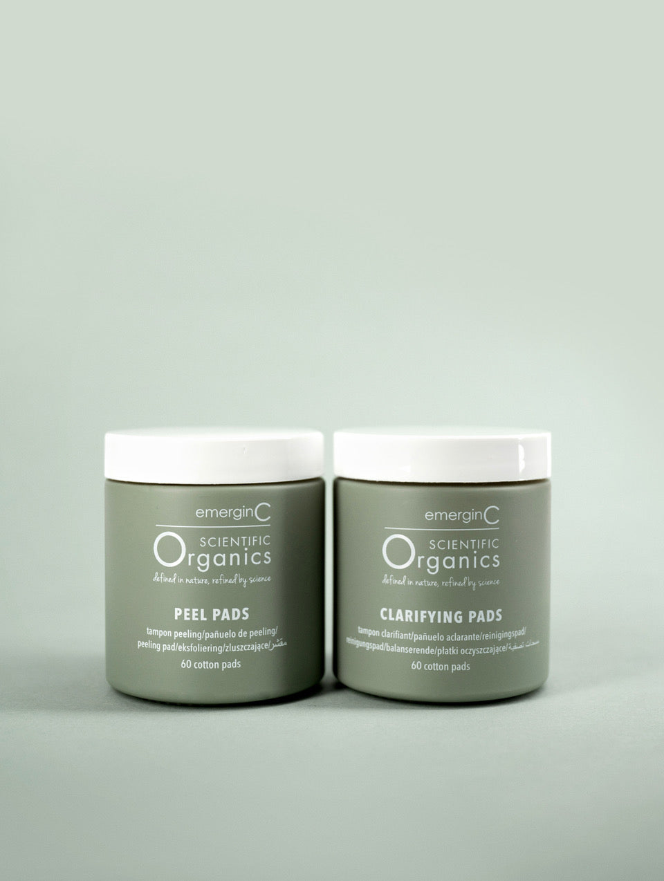 At-Home Facial Peel Pad + Clarifying Kit | 2 x 60 st - Indigo Cosmetics