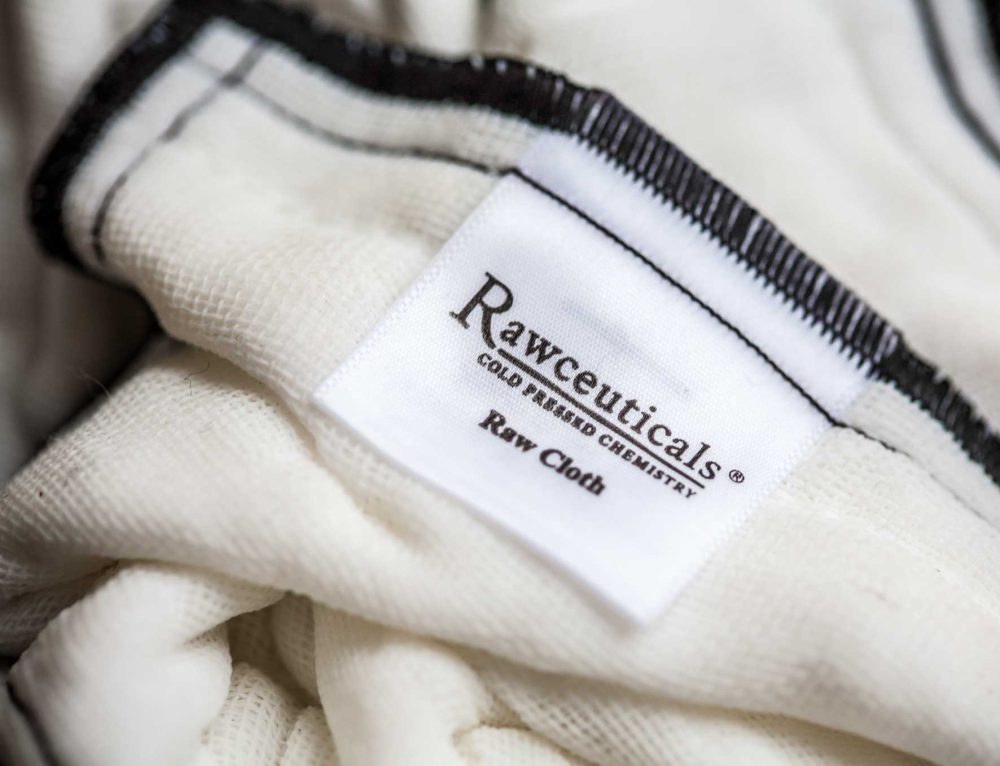 Close-up of emerginC Rawceuticals Cloth